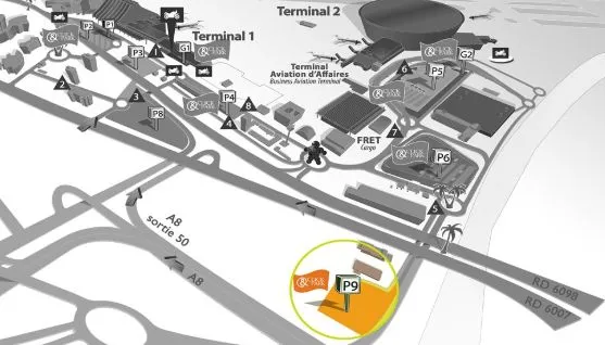 Parcheggio P9 Aeroporto Nizza